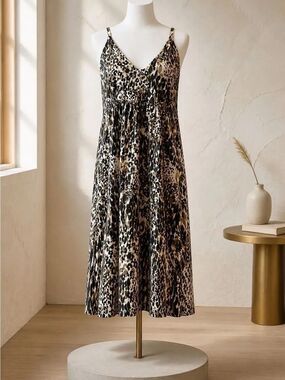 Vintage Victoria’s Secret Leopard Print Halter Dress